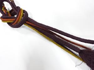 正絹　手組帯締め